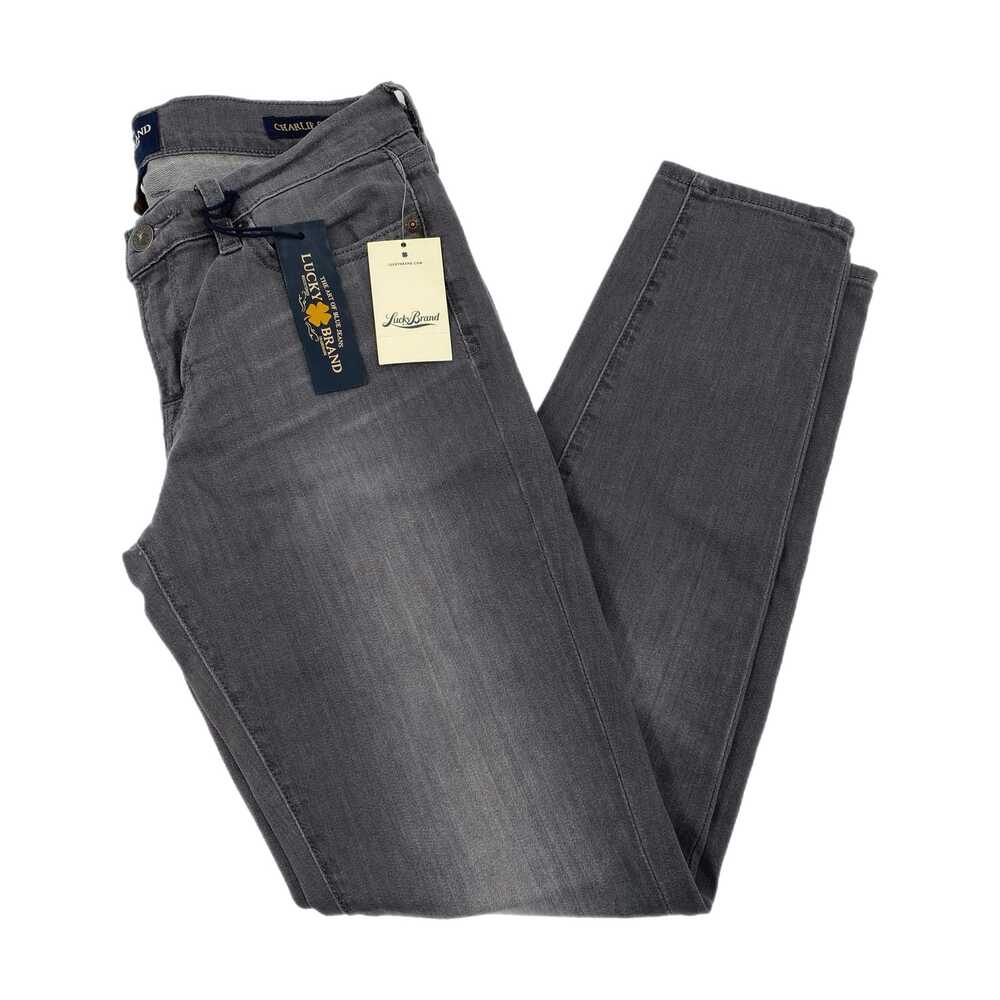 Lucky Brand Gray Charlie Skinny Jeans | Women’s Regular Size 28